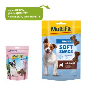 MultiFit Soft Snack 3x70g Lamm