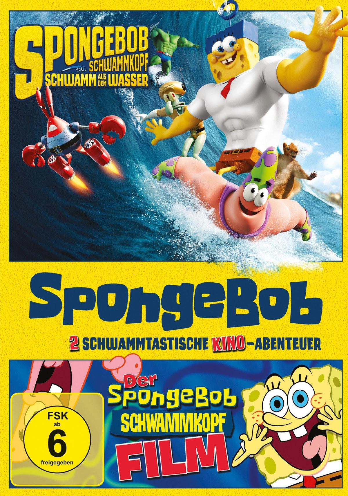 DVD SpongeBob Schwammkopf - Der Film & Schwamm aus dem Wasser