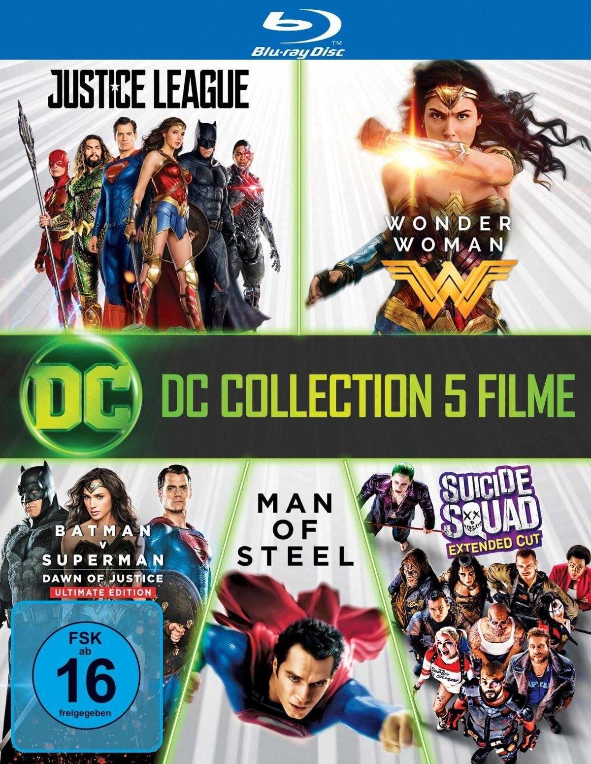 Blu-ray DC 5-Film-Collection [7 BRs]