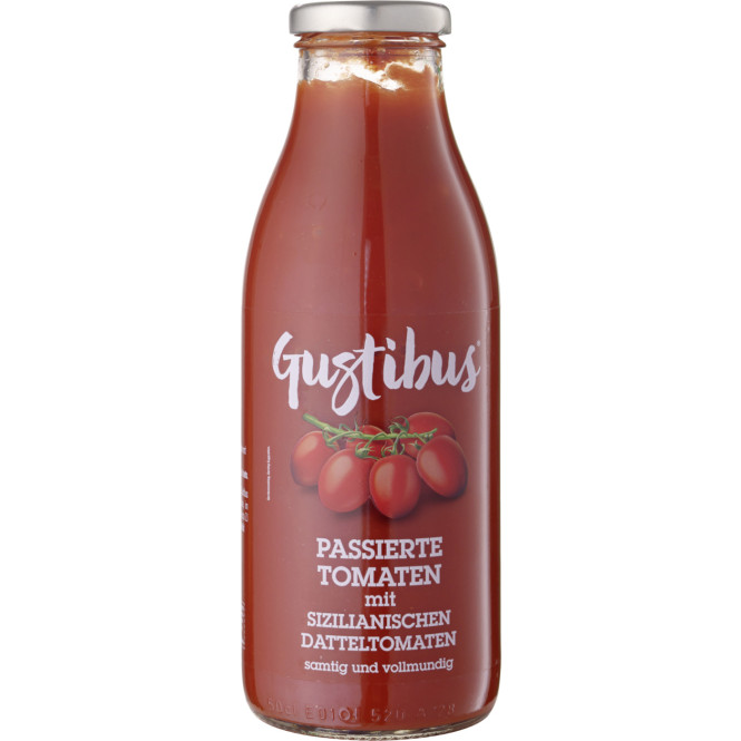 Gustibus Passierte Tomaten mit sizilianischen Datteltomaten 500G