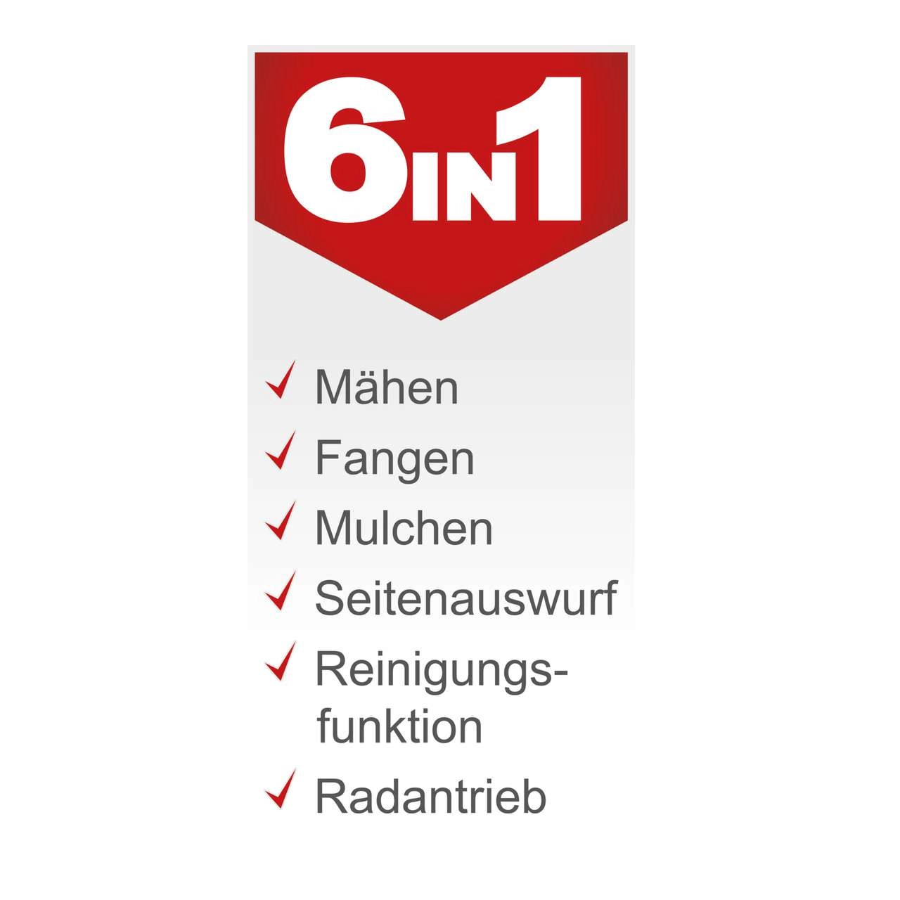 Rasenmäher MS173-51 SE scheppach - 4.1PS | 510mm Schnittbreite | 65L Fangbox