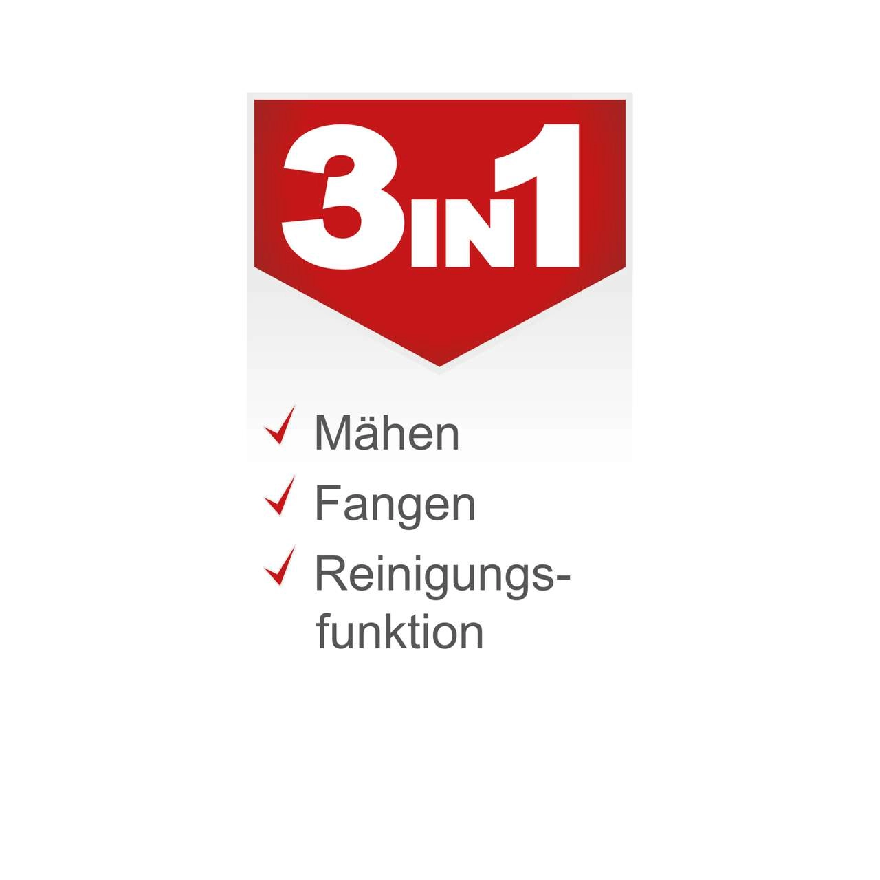 Benzinrasenmäher MP132-42 - 3.3PS Scheppach | 420mm Schnittbreite | 45L Fangbox | mit 2. Messer & Motoröl