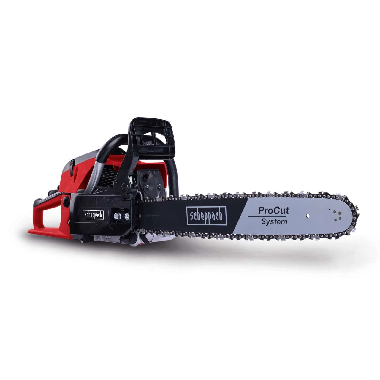 Benzin-Kettensäge PCS56 Scheppach - 3,1 PS | 2,3 kW 2-Takt-Benzinmotor | 20" / 51 cm ProCutSchwert und -Kette