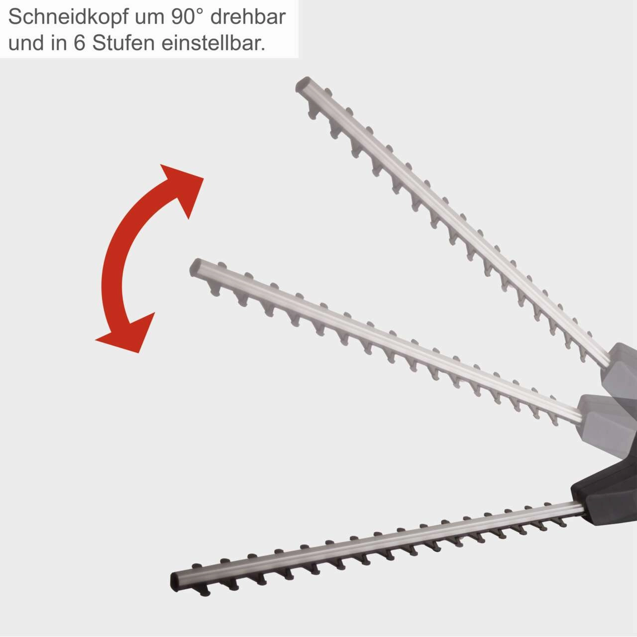 Elektro Teleskop Heckenschere ETHT500 Scheppach - 450mm Schnittlänge | 230V | ausziehbar bis 2750mm