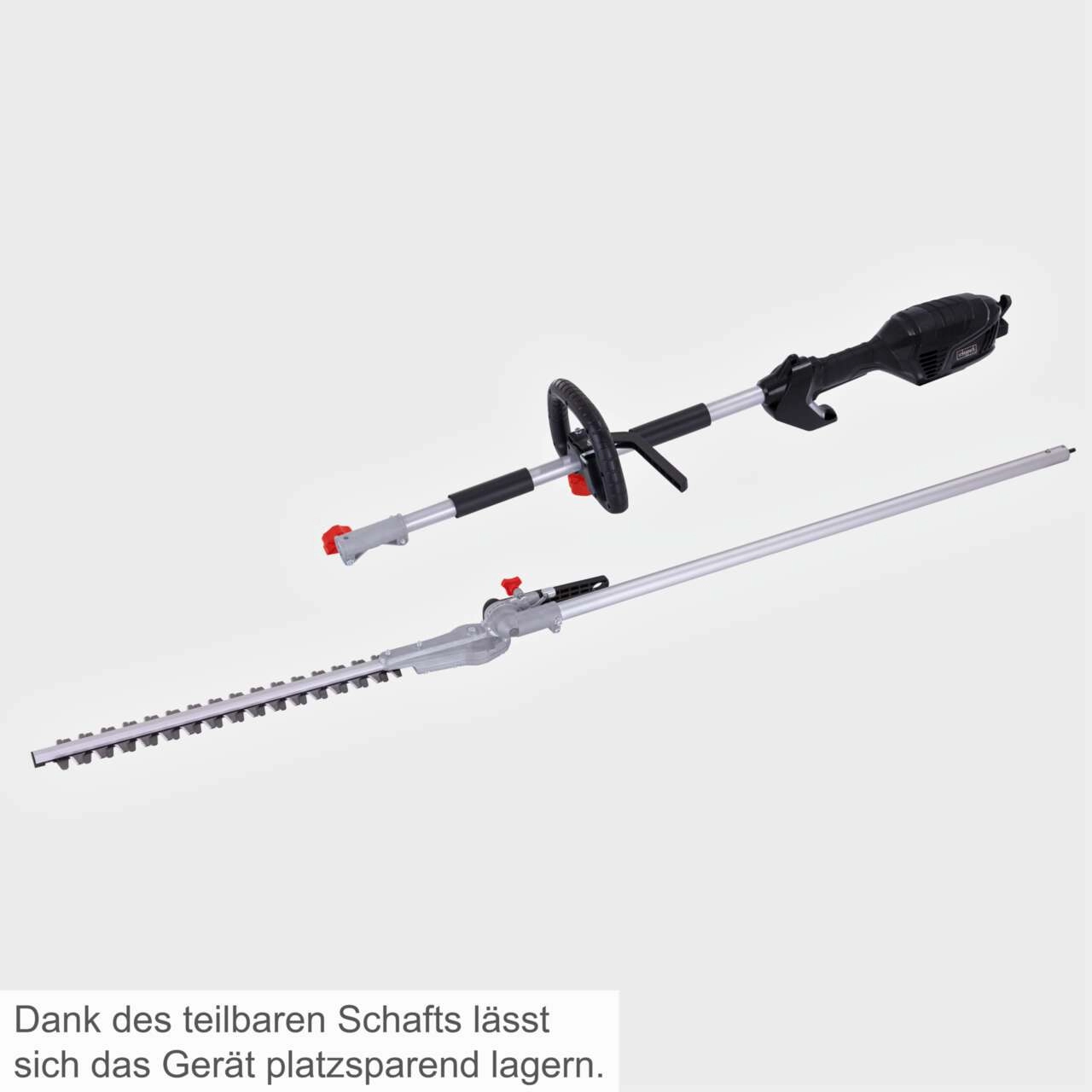 Elektro-Langstiel-Heckenschere ETHT1000 Scheppach - 410mm Schnittlänge | 230V | 10-stf. Verstellung