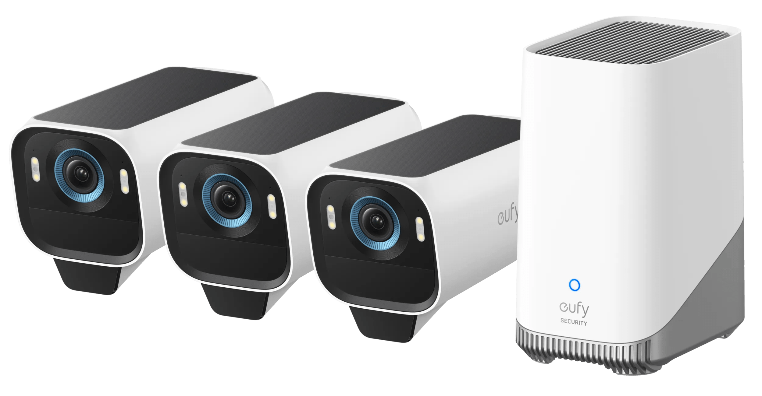 eufyCam S3 Pro 3er-Pack + HomeBase 3