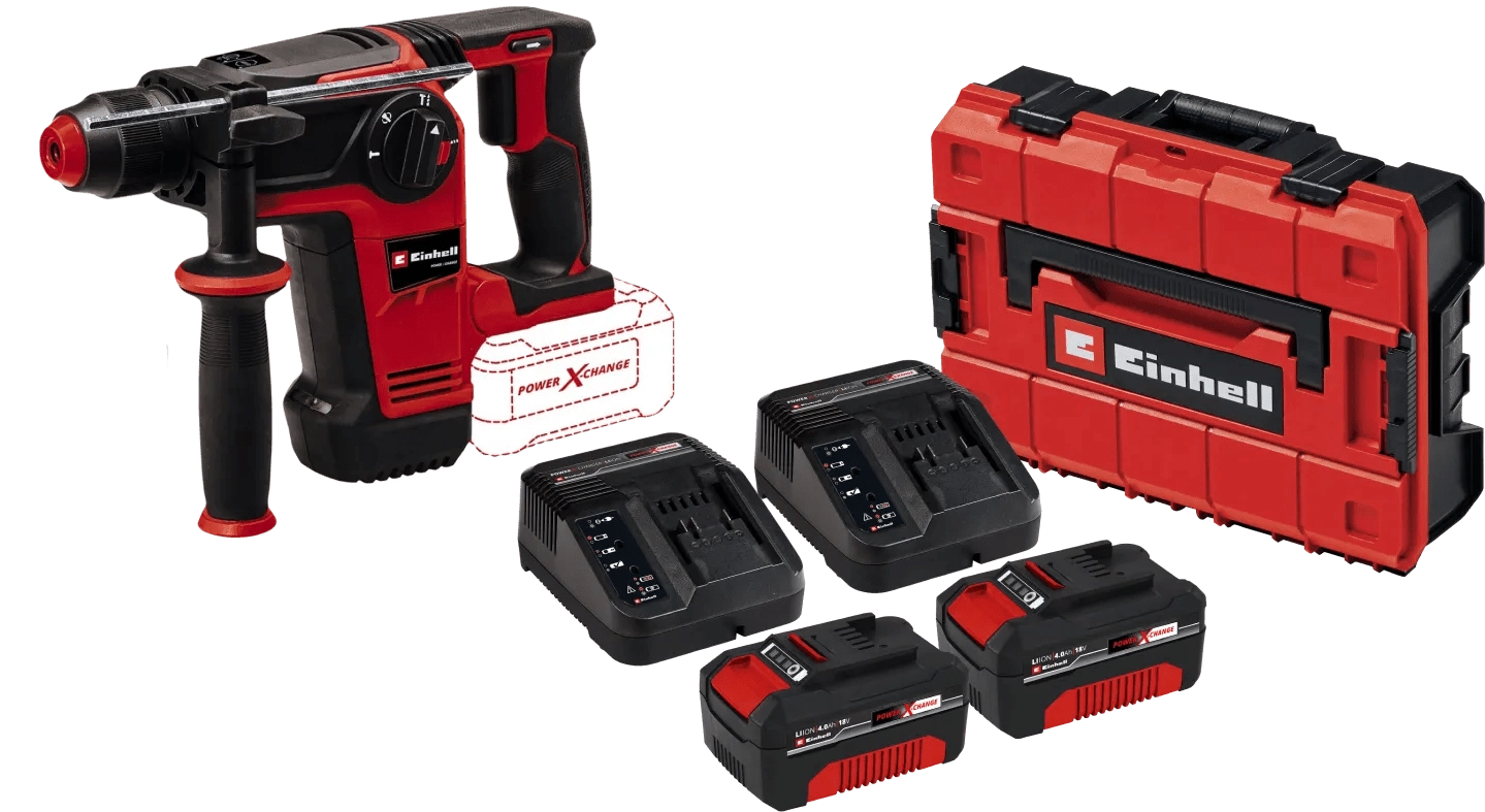 Einhell TP-HD 18/26 Li BL Solo 4,0-Ah-Akku (2x) Starterset