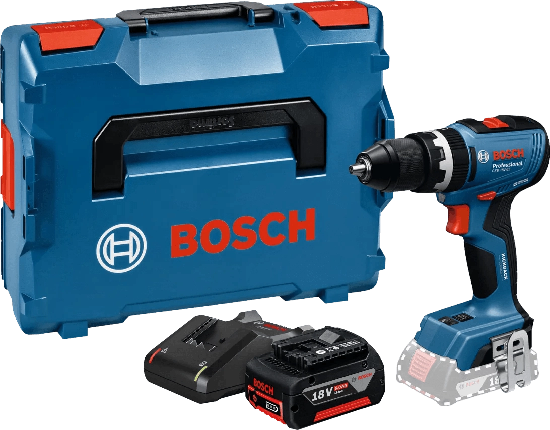 Bosch Professional GSB 18V-65 5,0 Ah GBA Akku Starterset