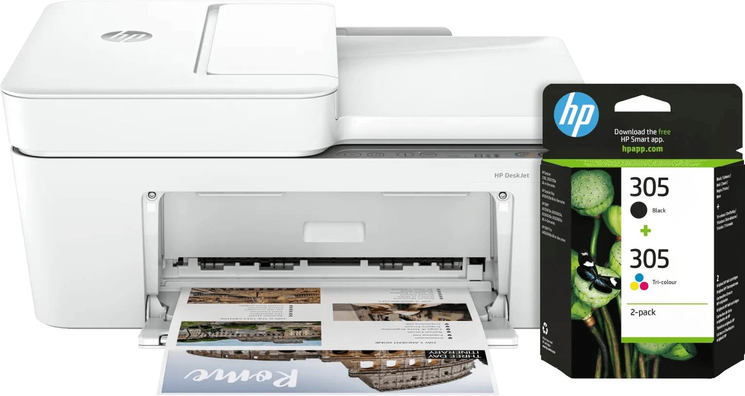 HP DeskJet 4220e + 1 Satz Reservepatronen