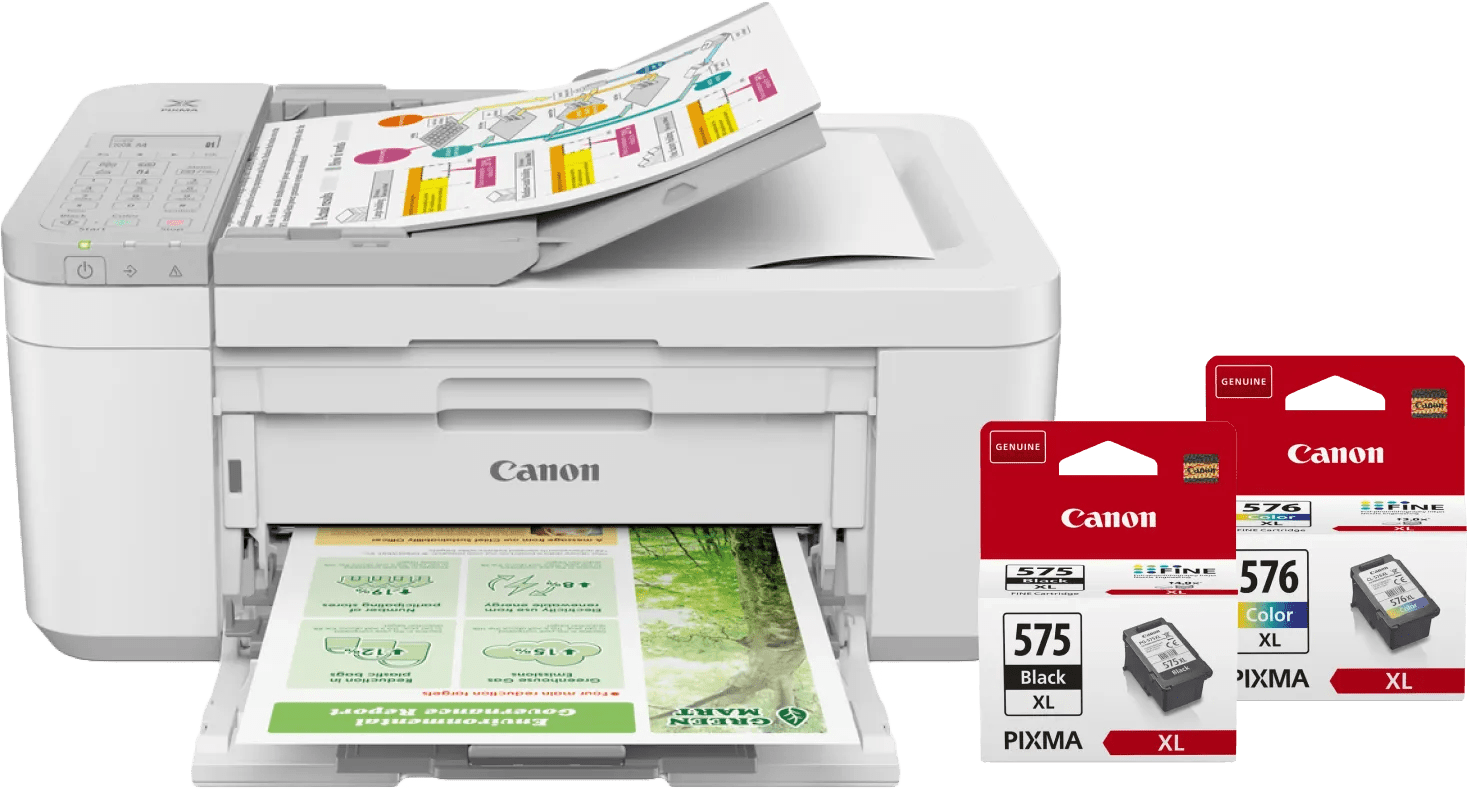 Canon PIXMA TR4756i + 1 Satz XL-Reservepatronen