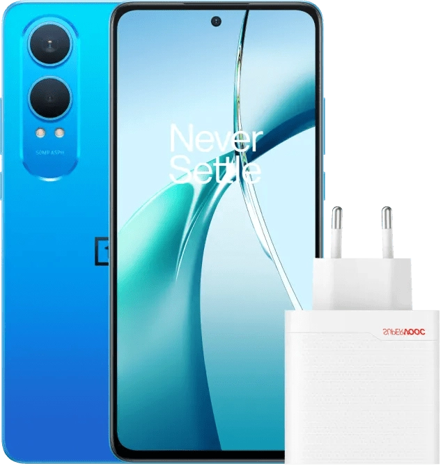 OnePlus Nord CE 4 Lite 256GB Blau 5G + OnePlus Ladegerät 80 W mit 2 Anschlüssen + USB-C-Kabel