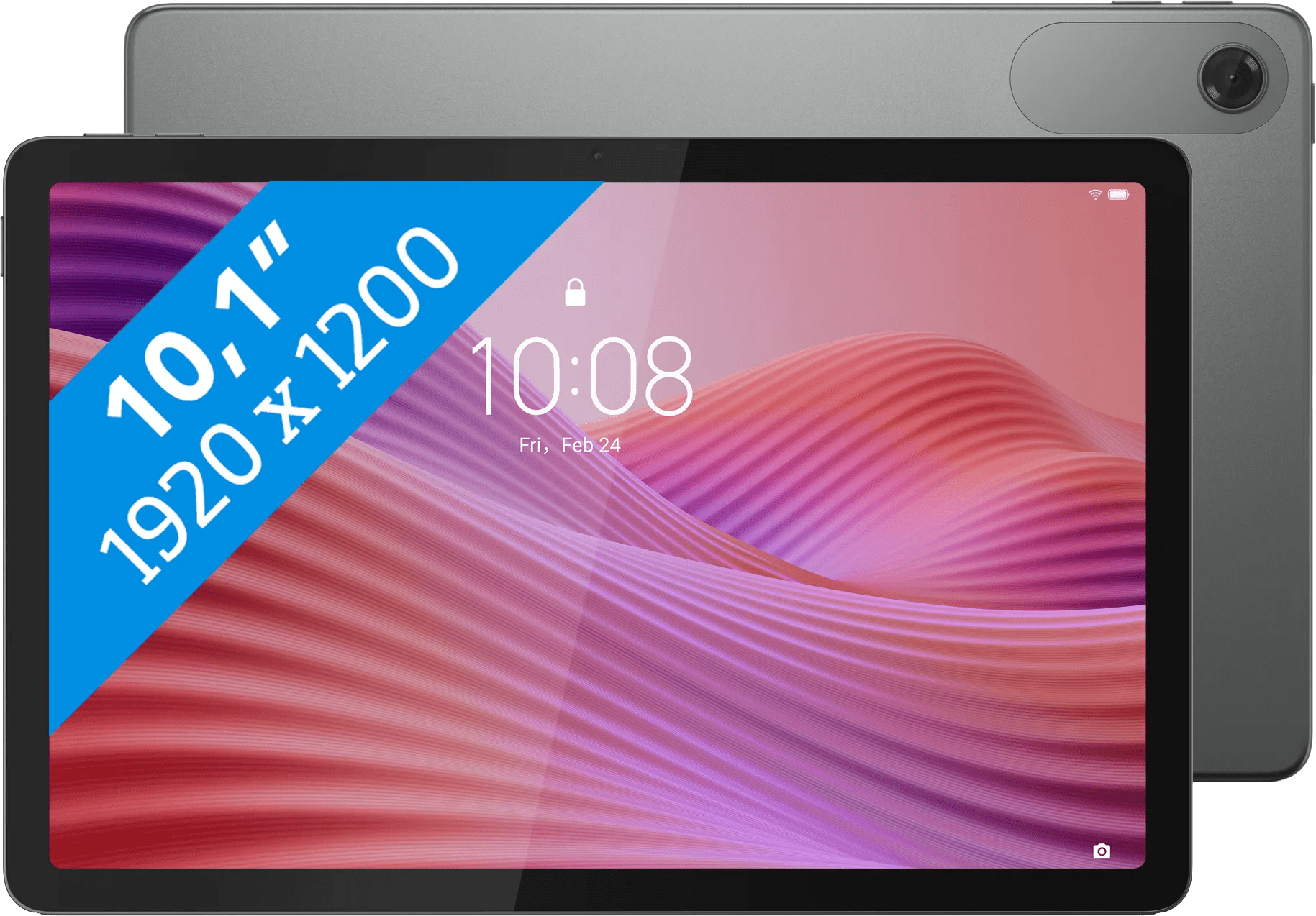 Lenovo Tab 64GB WLAN + 4G Grau mit transparentem Backcover