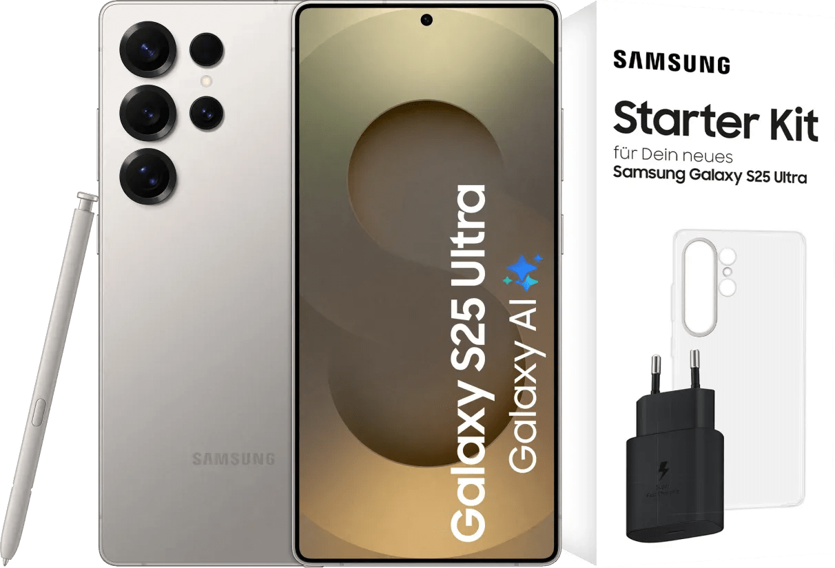 Samsung Galaxy S25 Ultra 256GB Grau 5G + Zubehörset