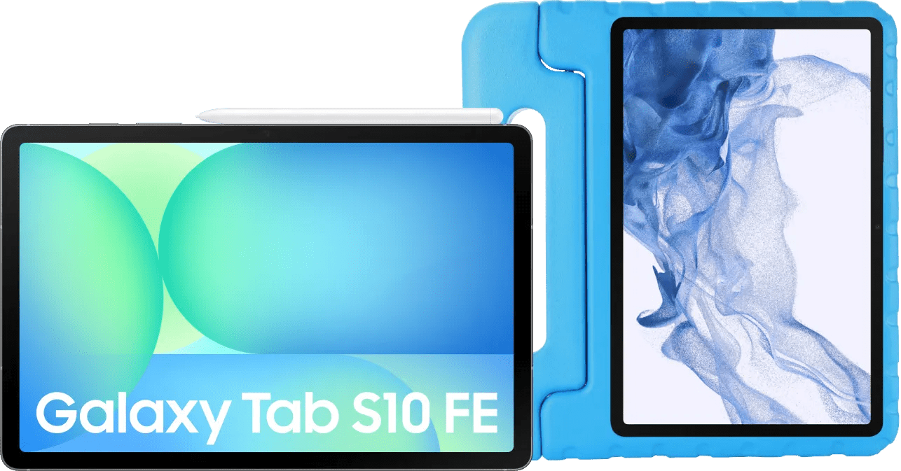 Samsung Galaxy Tab S10 FE 10,9 Zoll 128GB Wi-Fi und 5G Grau + Just in Case Kids Cover Blau