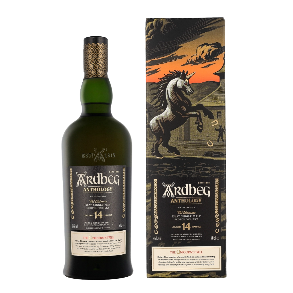 Ardbeg 14 Years Anthology Unicorn's Tale 70cl Whisky Geschenkverpackung