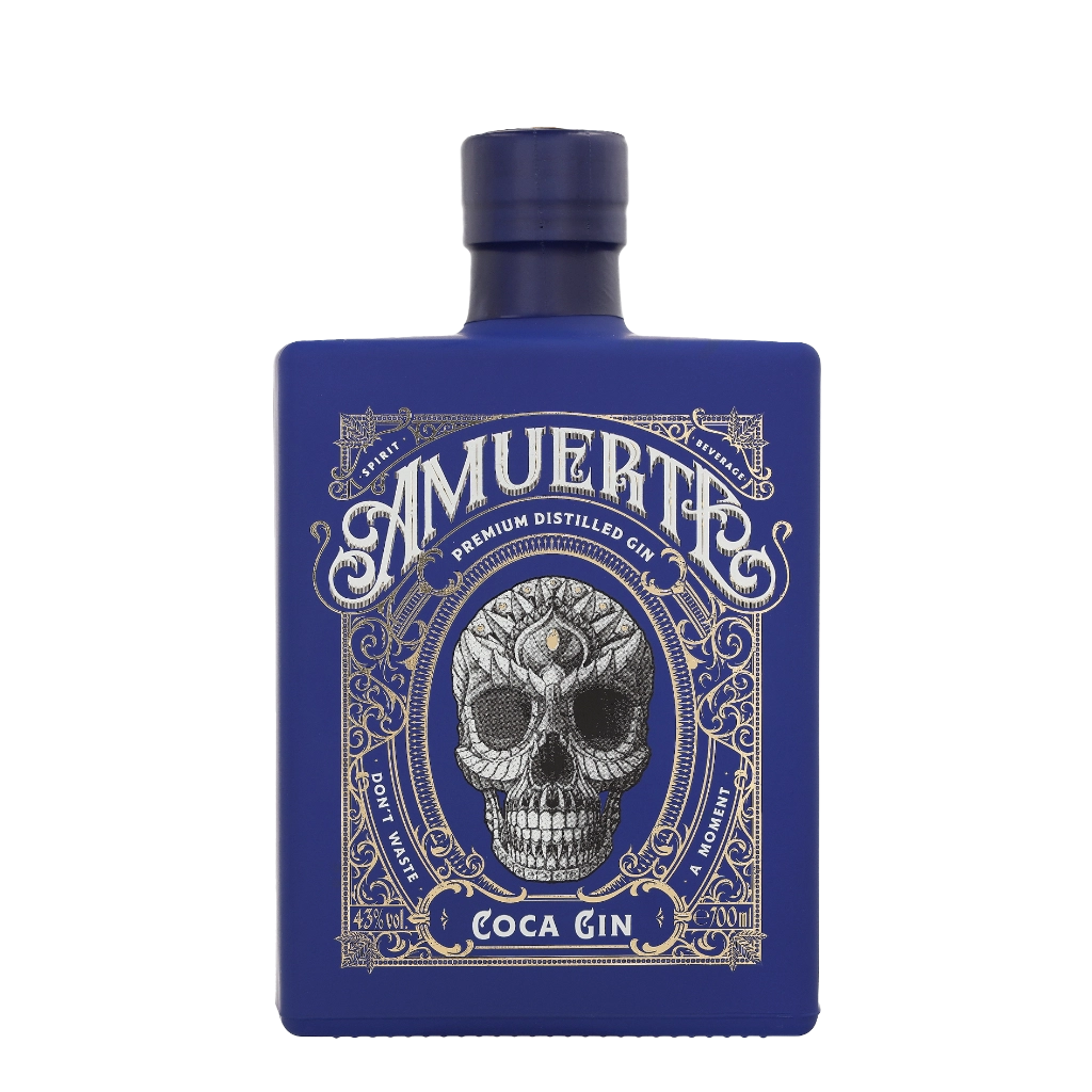 Amuerte Coca Leaf Gin Blue Edition 70cl