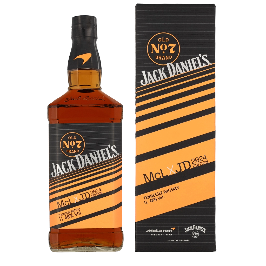 Jack Daniel&apos;s McLaren X JD Limited Edition 2024 1ltr Whisky Geschenkverpackung