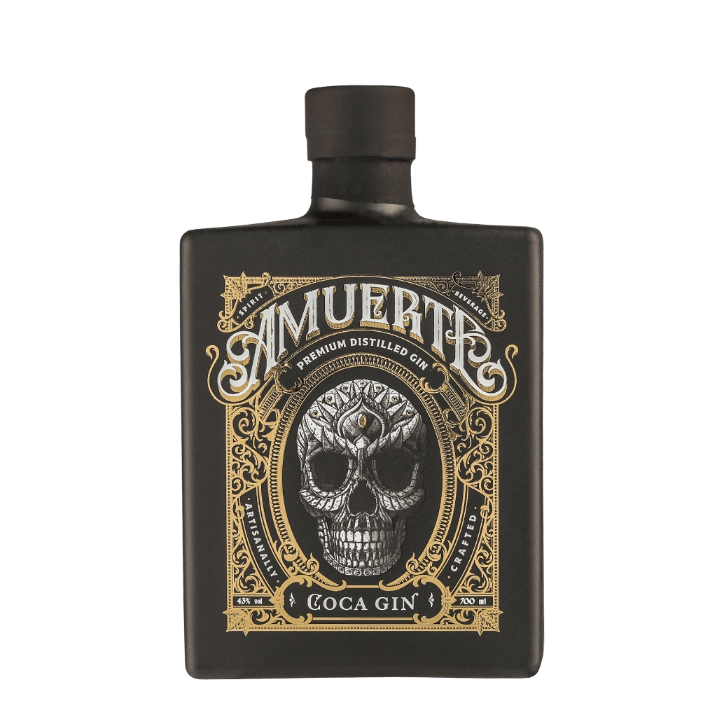 Amuerte Coca Leaf Gin - Black Edition 70cl