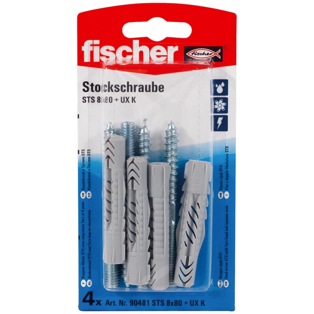 Stockschraube STS mit Innenstern TX-Kopf