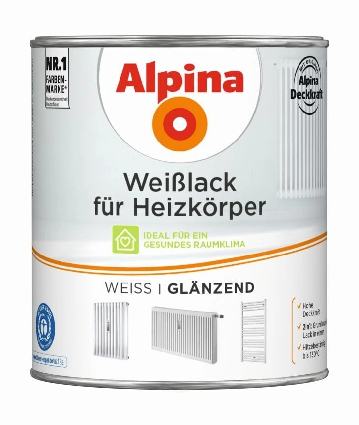 Weißlack für Heizkörper