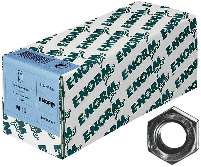 Sechskantmutter DIN 934 M27 - 8zn HP E-NORMpro 25 Stück