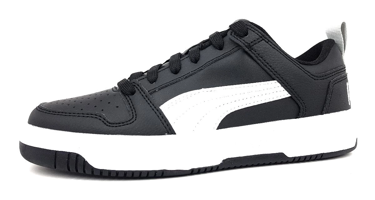 Puma Rebound Layup Lo SL Jr. 370490 Schwarz 02 black/white