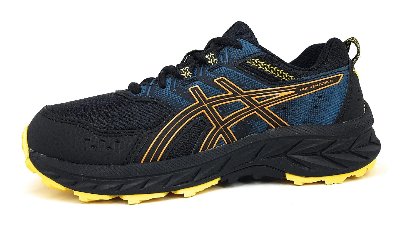 Asics Per Venture 9 GS 1014A276-001 Schwarz 001 black/ sandstorm