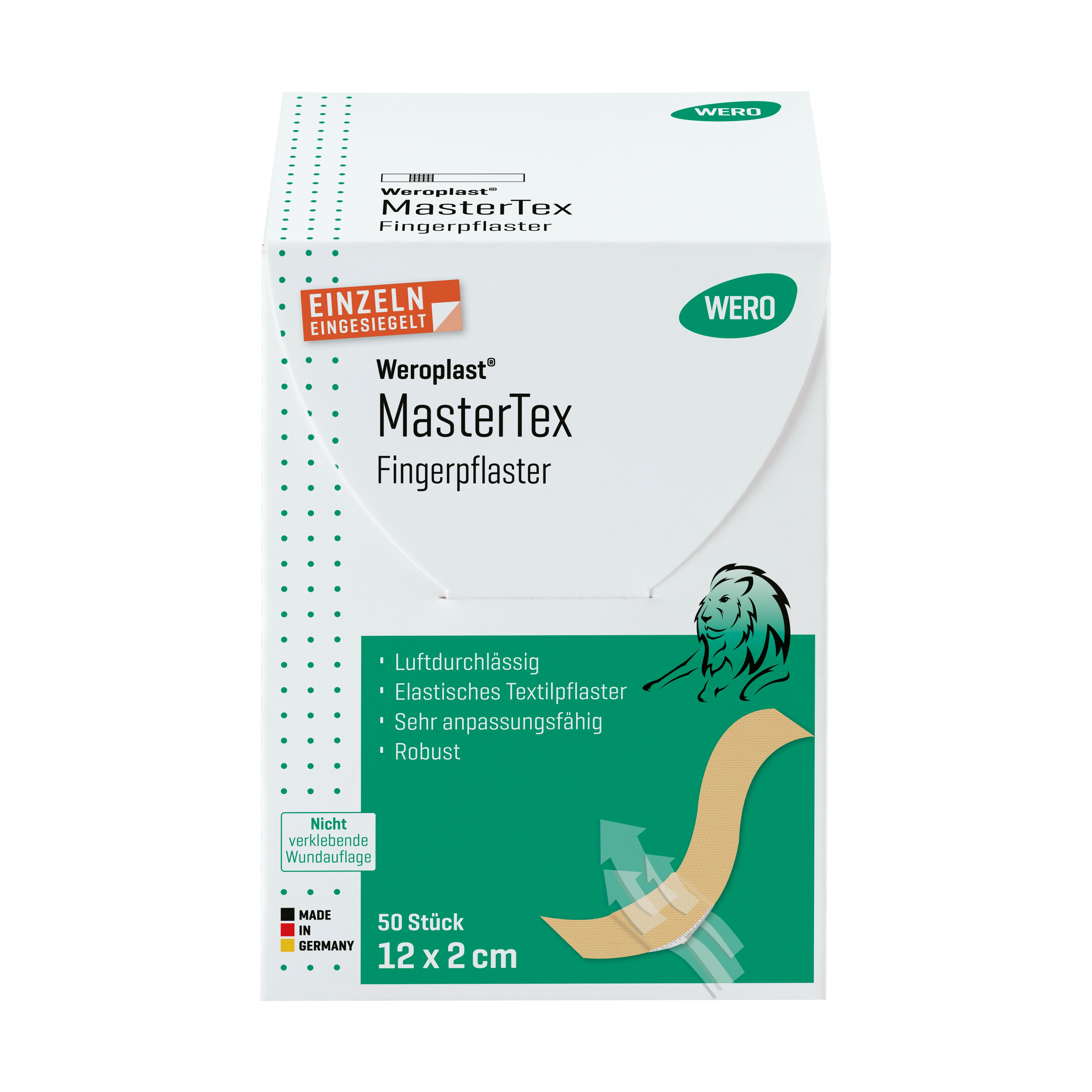 Fingerpflaster Weroplast® MasterTex - 2 cm, 50 Stk