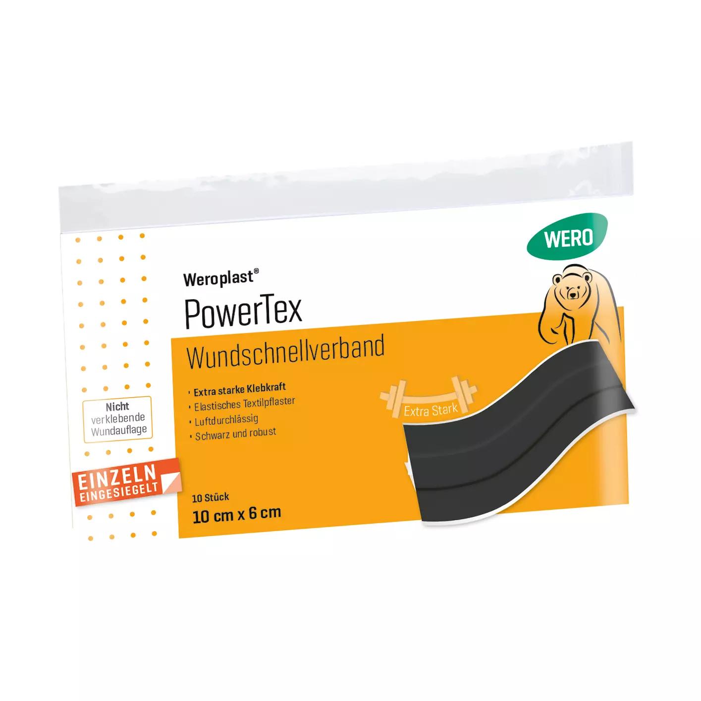 Wundschnellverband Weroplast® PowerTex - 6 cm, 10 cm