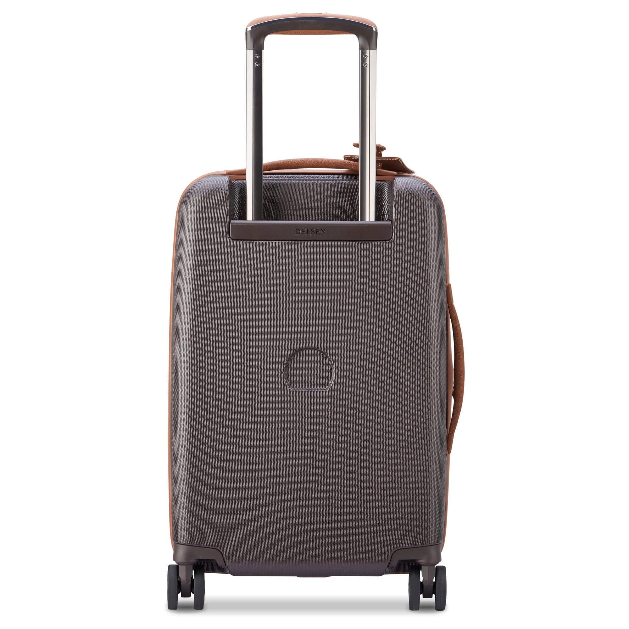 Delsey Paris Chatelet Air 2.0 - 4-Rollen-Kabinentrolley 55 cm erw. 14" USB (braun)