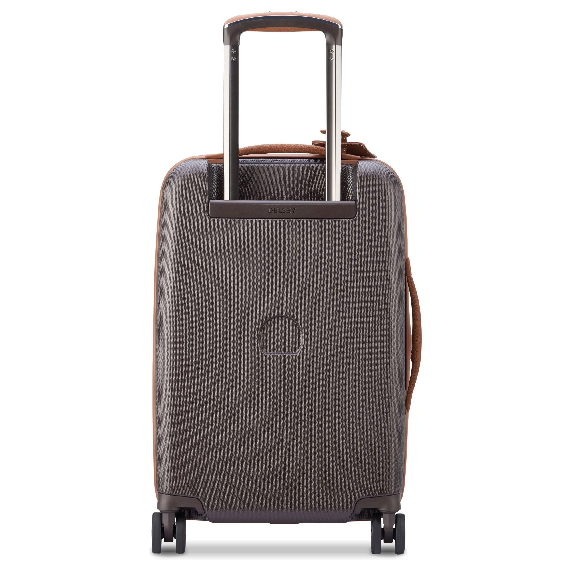 Delsey Paris Chatelet Air 2.0 - 4-Rollen-Kabinentrolley 55 cm erw. 14" USB (braun)