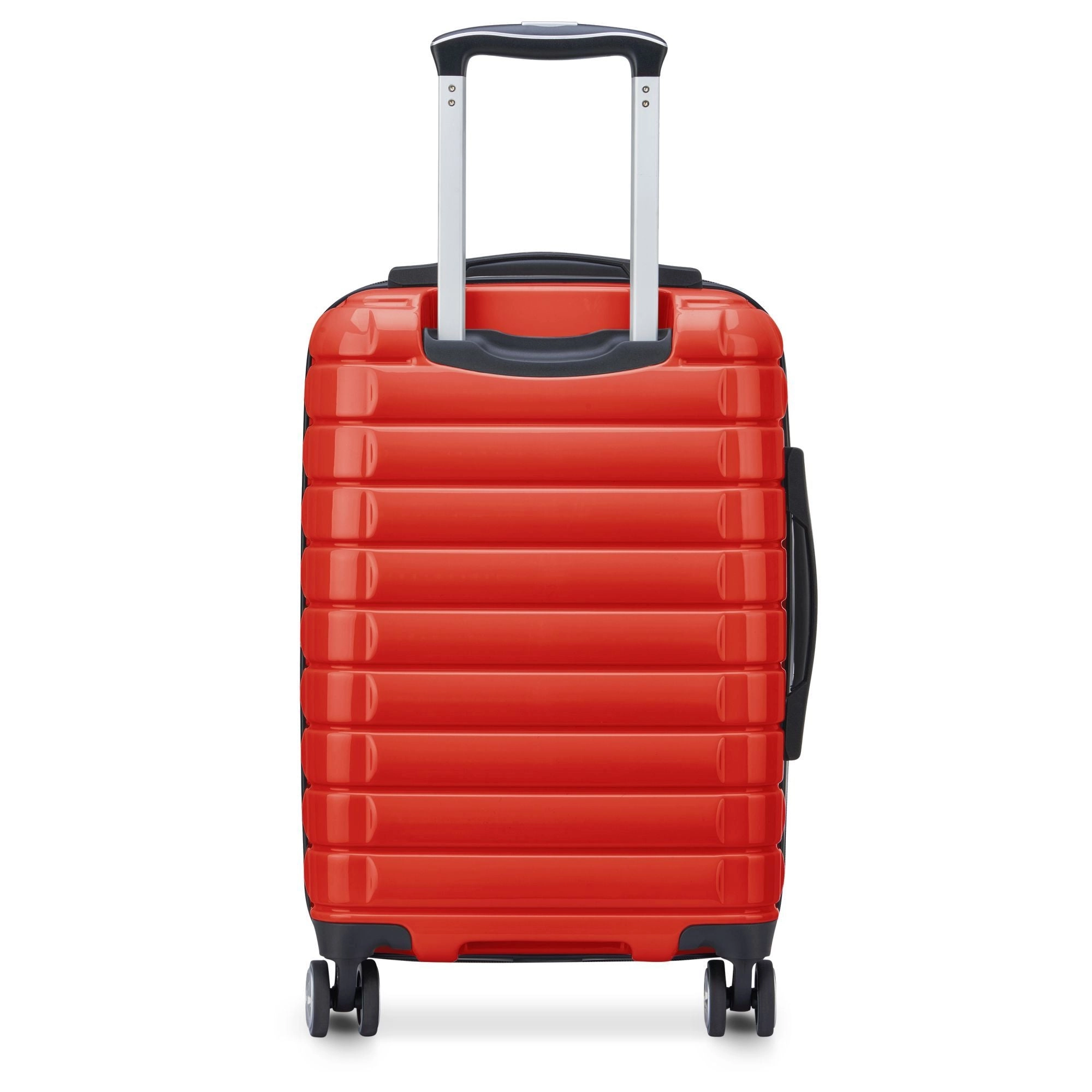 Delsey Paris Shadow 5.0 - 4-Rollen-Kabinentrolley mit Vordertasche S 55 cm erw. USB (intensives rot)