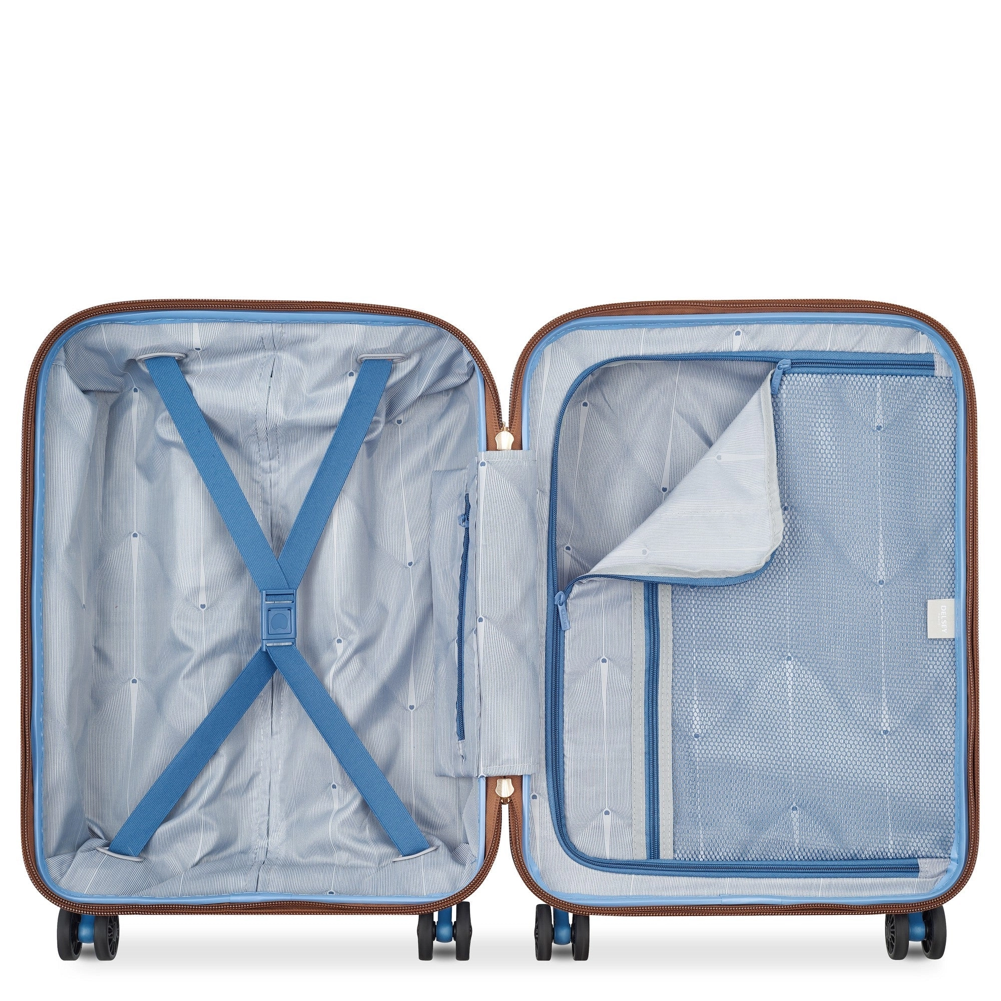 Delsey Paris Freestyle - 4-Rollen-Kabinentrolley SL 55 cm (himmelblau)