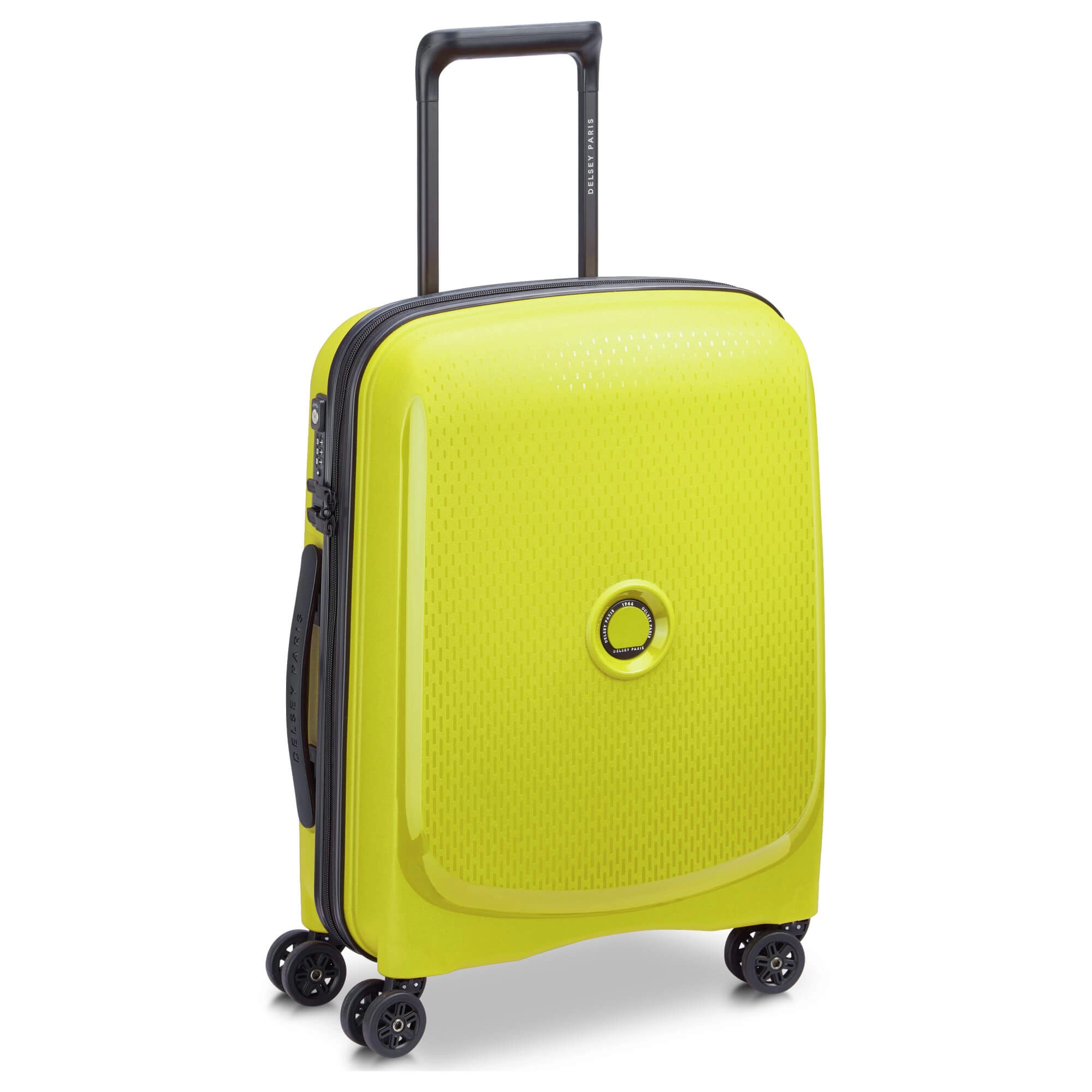 Delsey Paris Belmont Plus Slim Line - 4-Rollen-Kabinentrolley recycelt 55 cm (grün chartreuse)