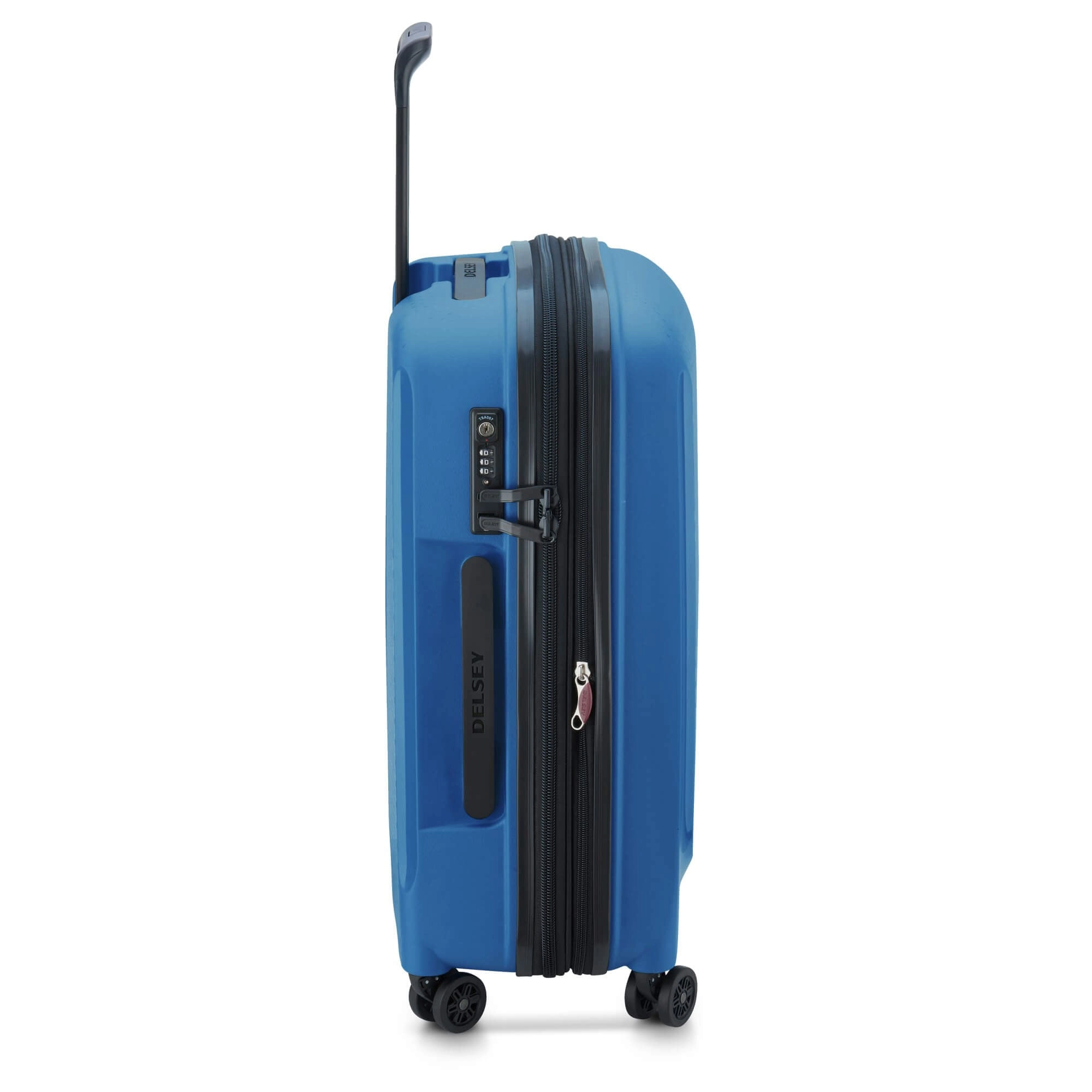 Delsey Paris Belmont Plus Slim Line - 4-Rollen-Kabinentrolley recycelt 55 cm (zink blau)