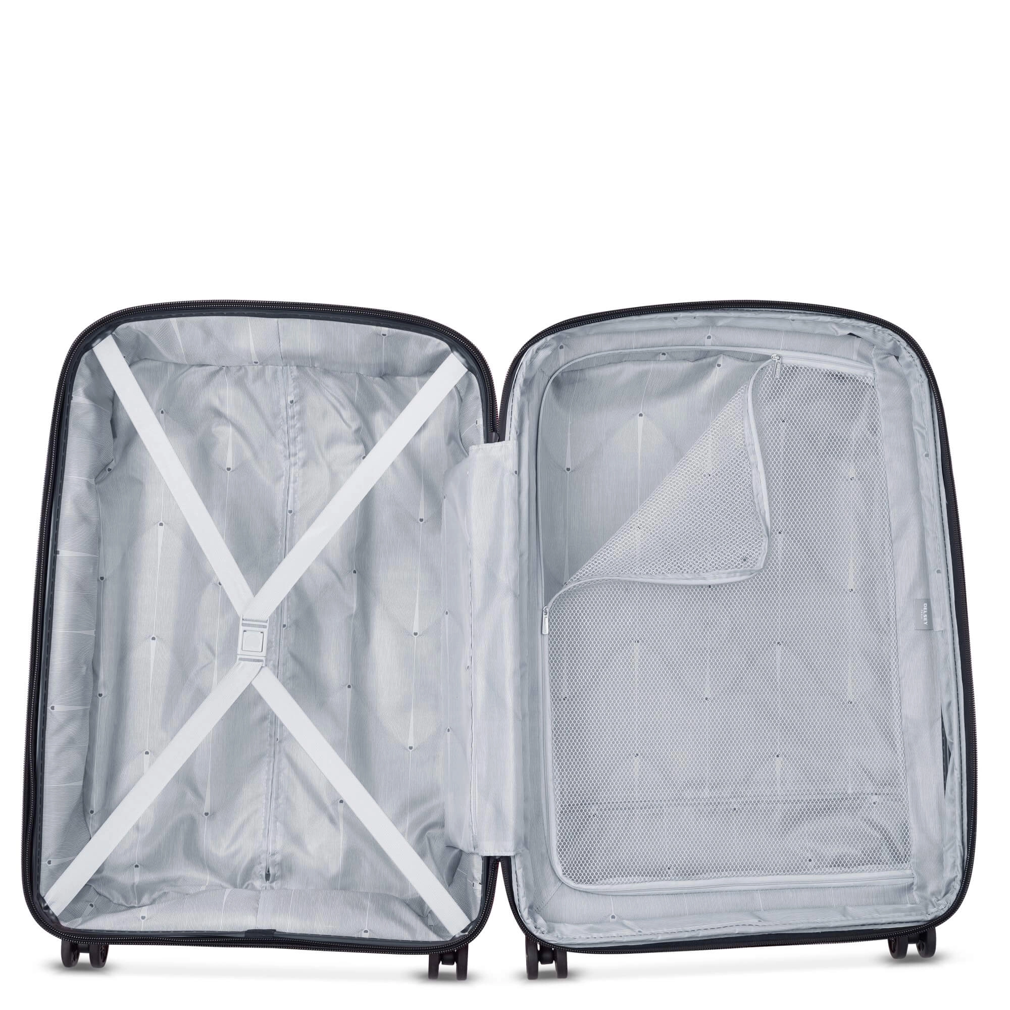 Delsey Paris Belmont Plus - 4-Rollen-Trolley recycelt 71 cm erw. (zink blau)