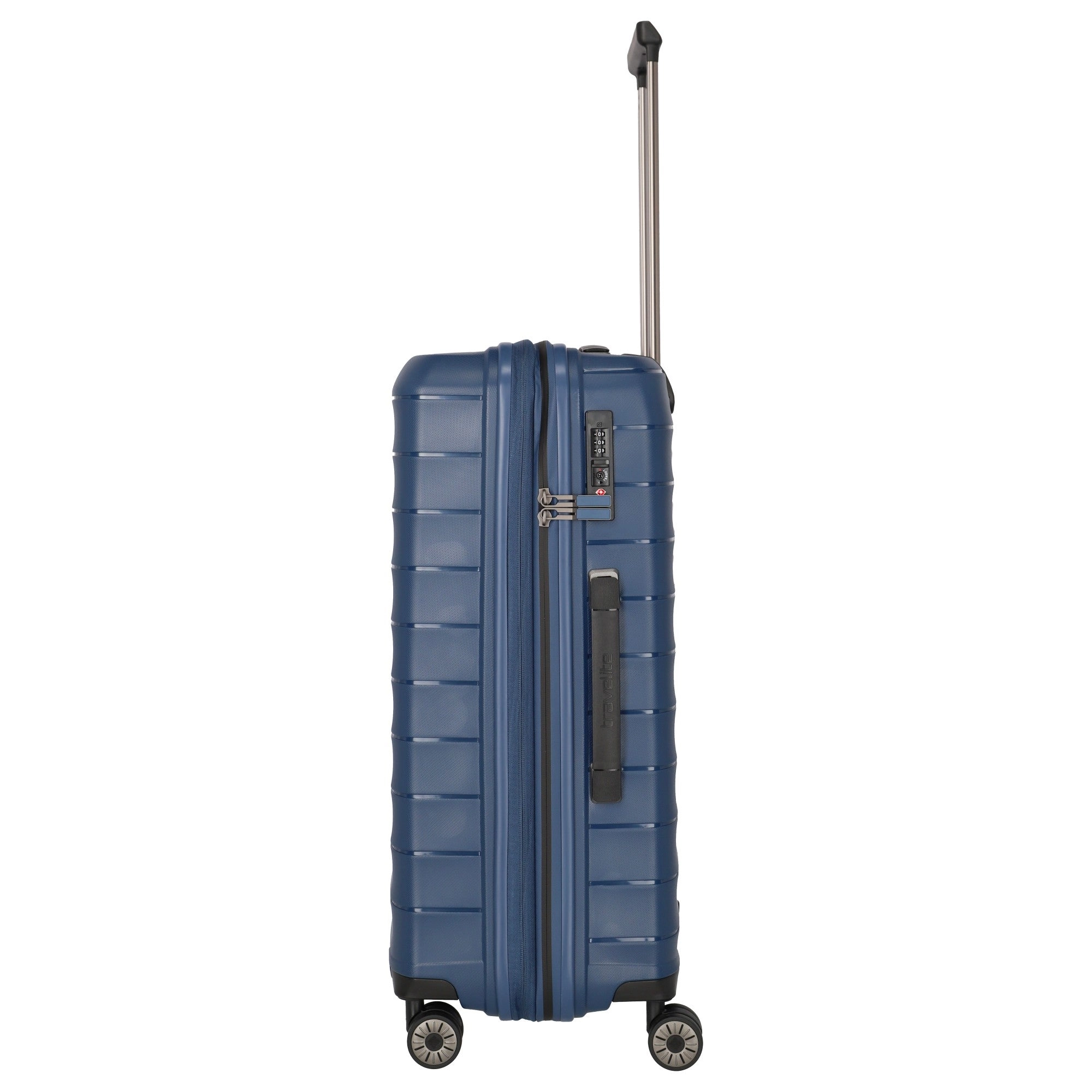 Travelite Mooby - 4-Rollen-Trolley M 66 cm erw. (marine)