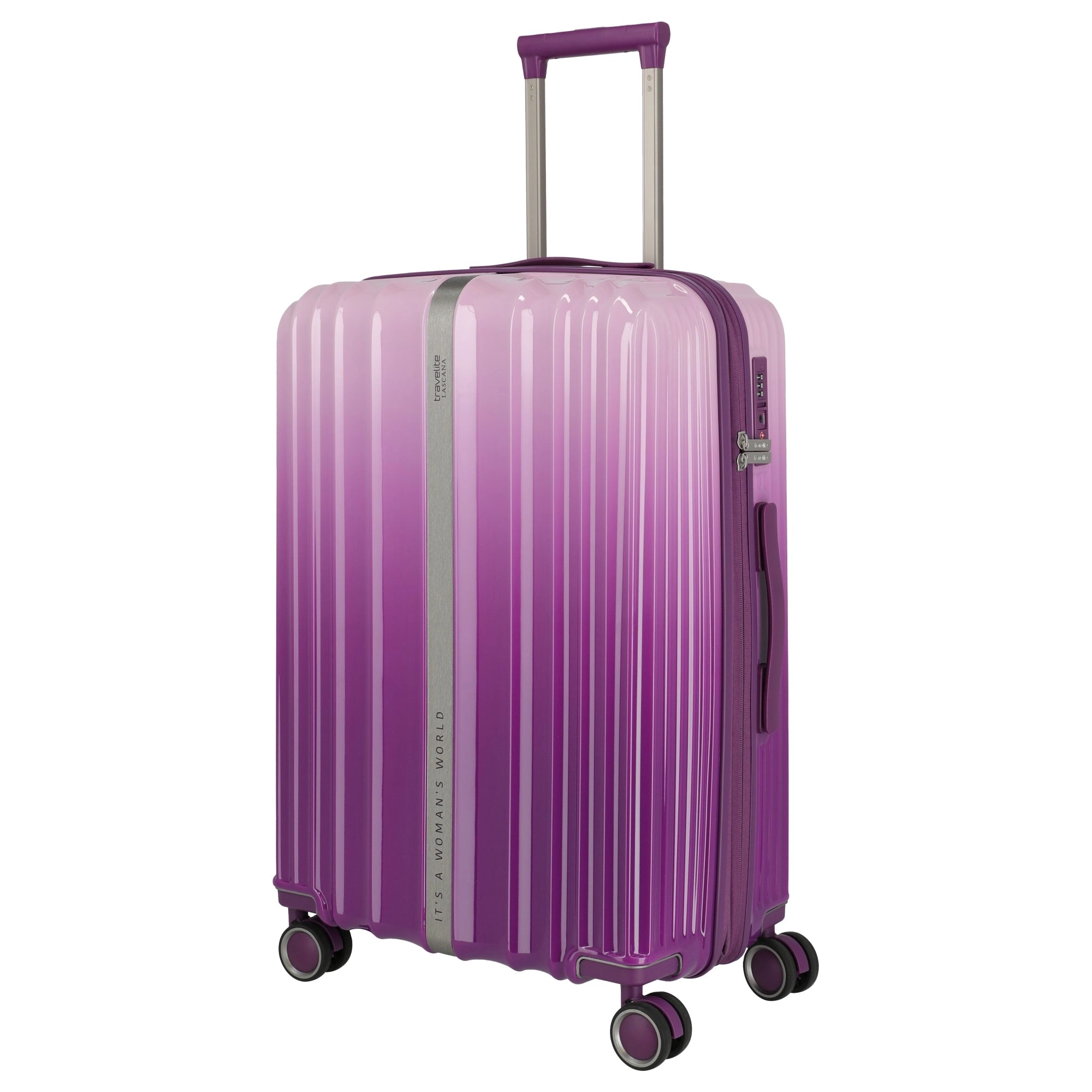 Travelite LASCANA Edition - 4-Rollen-Trolley 65 cm erw. (purple degrade)