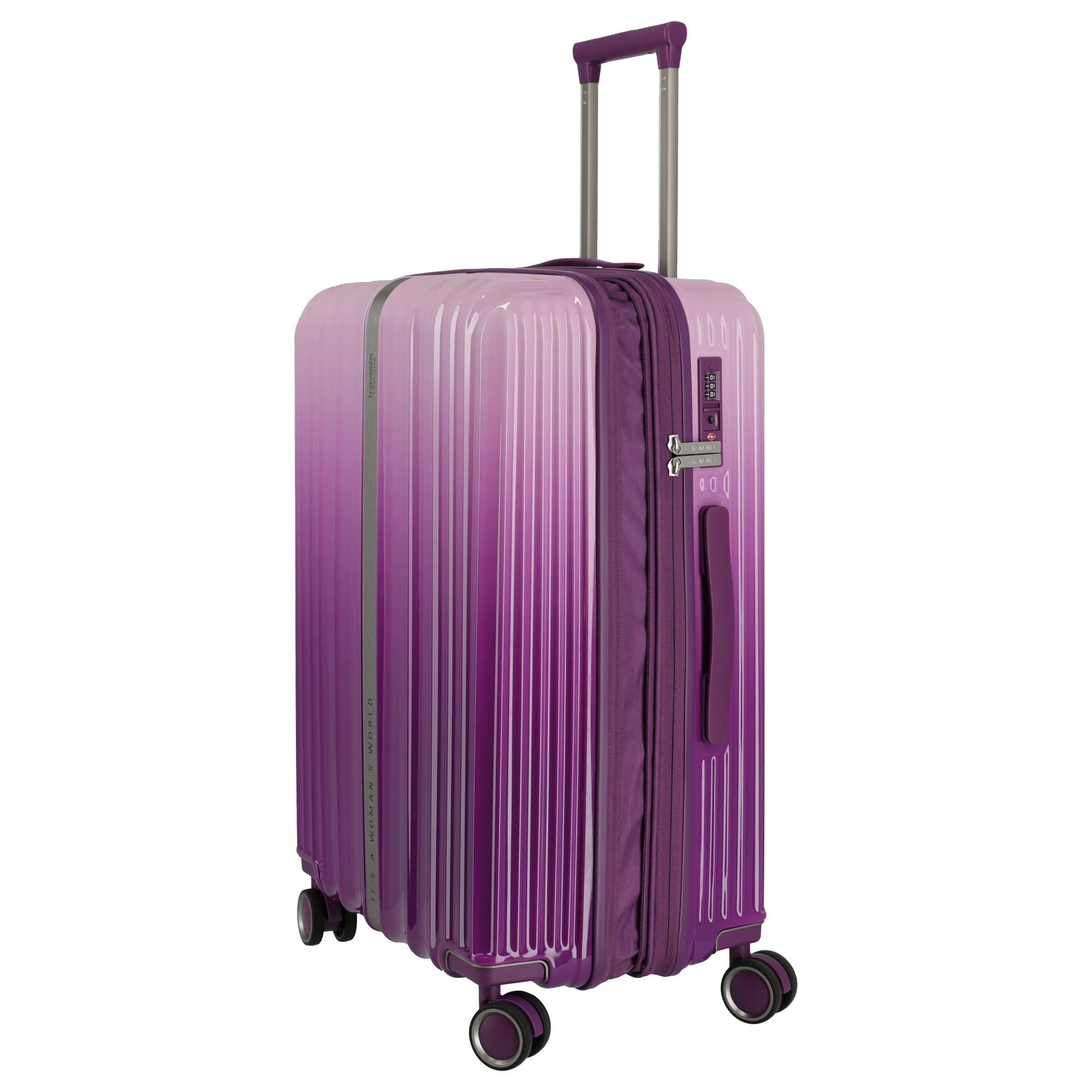 Travelite LASCANA Edition - 4-Rollen-Trolley 65 cm erw. (purple degrade)