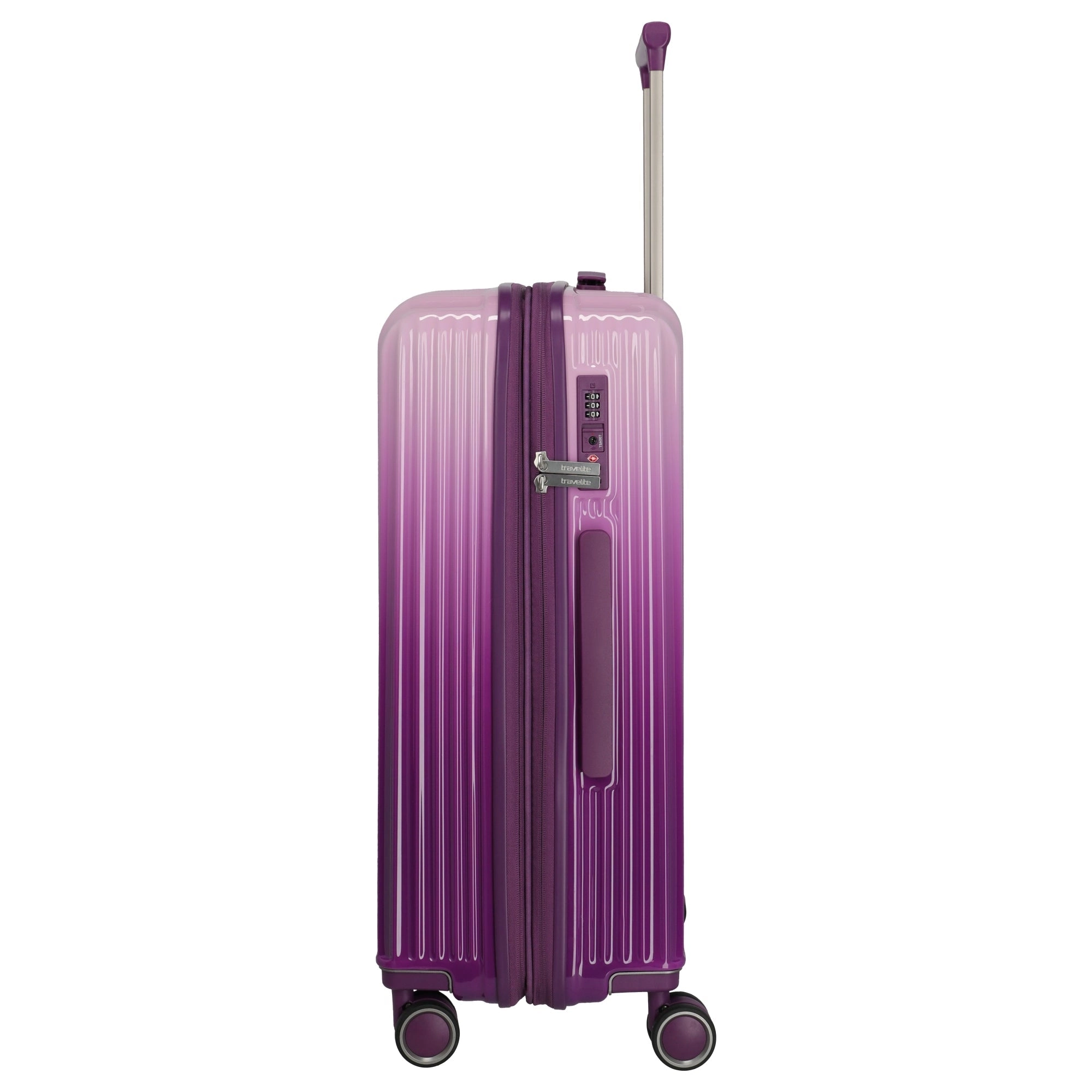 Travelite LASCANA Edition - 4-Rollen-Trolley 65 cm erw. (purple degrade)