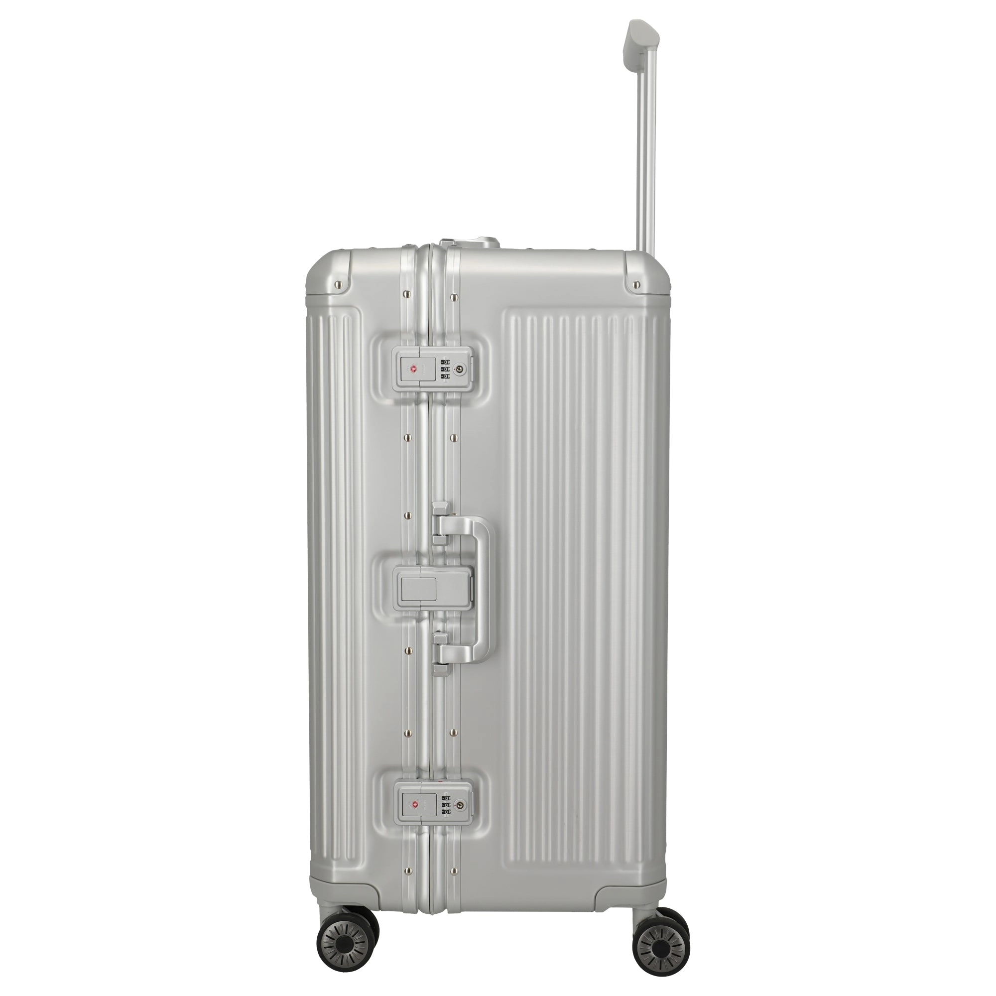 Travelite Next Trunk - 4-Rollen-Trolley 76 cm (silber)