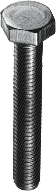 Sechskantschraube DIN 933 M10x 16 8.8 zn E-NORMpro 200 Stück