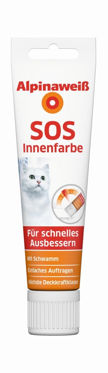 Alpinaweiß SOS Innenfarbe 100ml matt