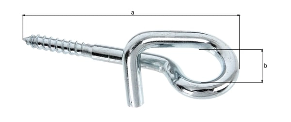 Schaukelhaken mit Holzschraube zum Einschrauben
