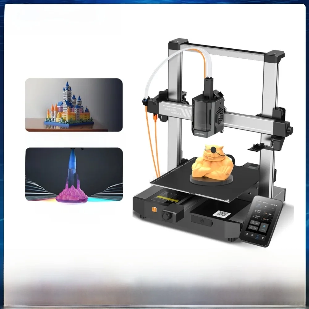 Anycubic Kobra 3 AE-Version FDM 3D-Drucker LeviQ 3.0 Automatische Nivellierung 600 mm/s Maximale Druckgeschwindigkeit Neue direkte Extruder-Schnelldrucker