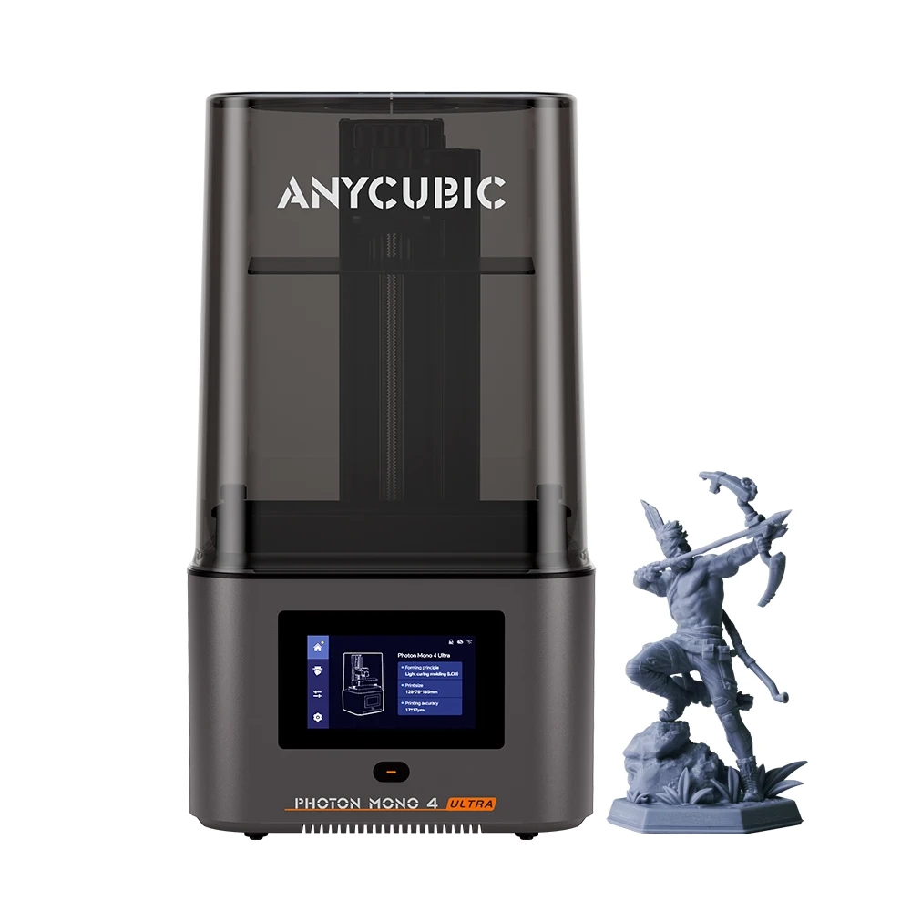 ANYCUBIC Photon Mono 4 Ultra LCD 3D-Drucker 7" 10K Hochpräzises UV-Harz 3D-Druck 2,2L Bauvolumen Größe 236mm*231mm*430mm