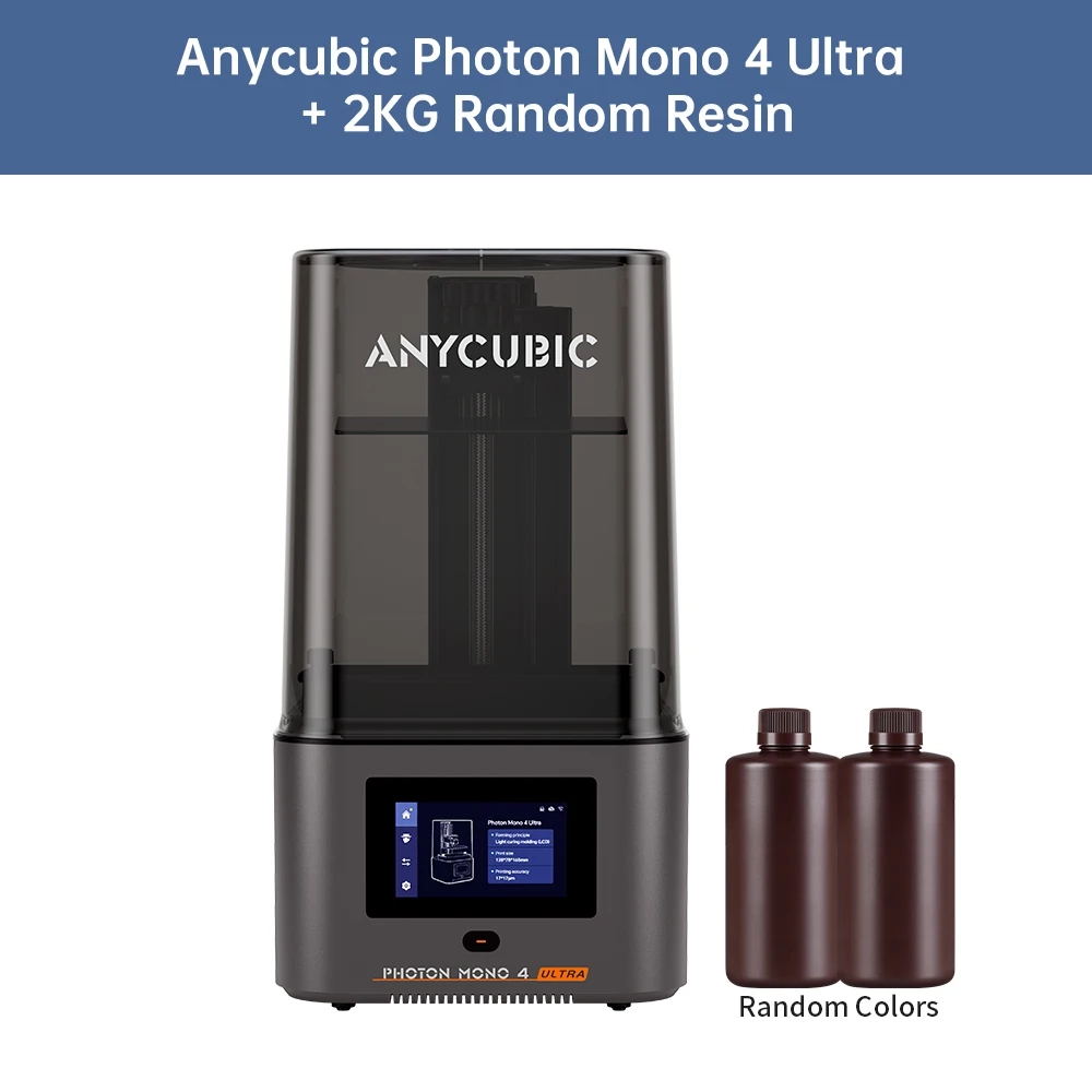 ANYCUBIC Photon Mono 4 Ultra LCD 3D-Drucker 7" 10K Hochpräzises UV-Harz 3D-Druck 2,2L Bauvolumen Größe 236mm*231mm*430mm