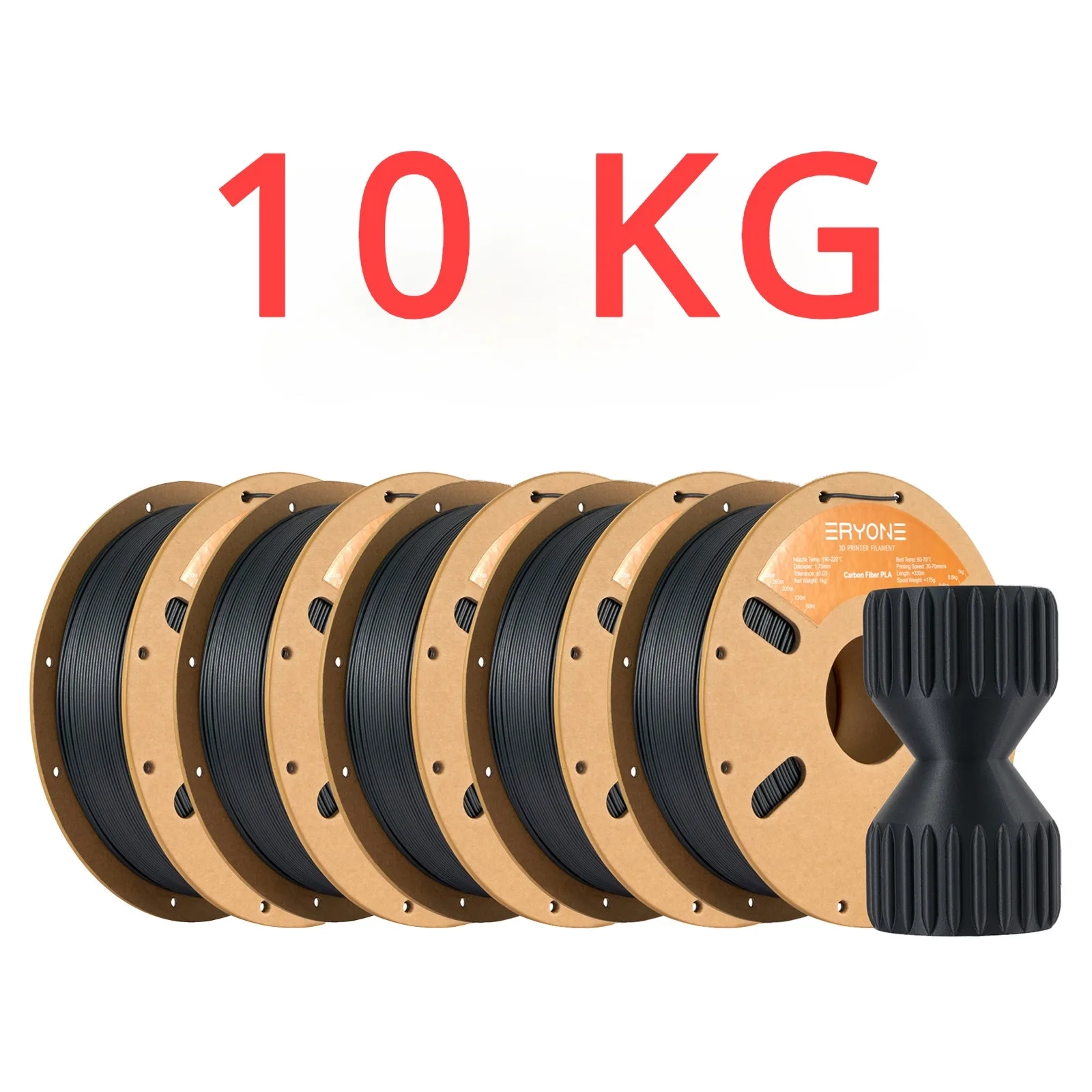 ERYONE 10KG Nylon PA6 3D Druck Filament 1,75mm/Rolle Hohe Qualität Keine Verwicklung Perfekte Spulen für FDM 3D Drucker Kostenloser Versand
