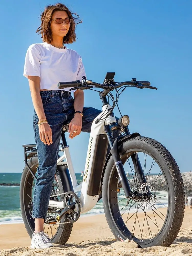 Shengmilo MX06 Erwachsene Elektrofahrrad 48V17,5AH Batterie Fat Tire E-Mountain Ebike Herren Damen City E-Bike 500W Elektrofahrrad