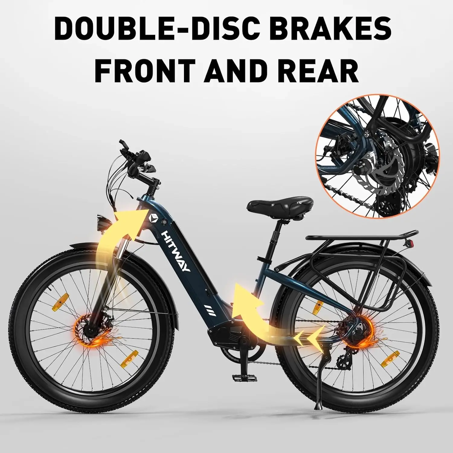 Hitway 26x3,0 stadt elektrisches fahrrad penelec w city cruister e boot 48v 18ah austauschbare batterie 55-80km 7 geschwindigkeit schalter e ke